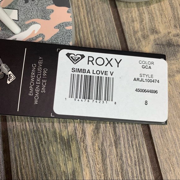 Roxy Simba Love V Flip Flops Sandals Size 8 NEW - Picture 4 of 5